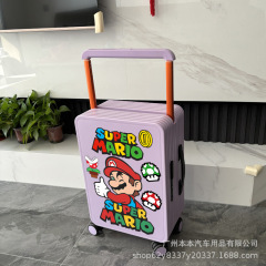 马里奥行李箱贴纸防水不留胶高级感旅行箱笔记本改造专用装饰贴纸