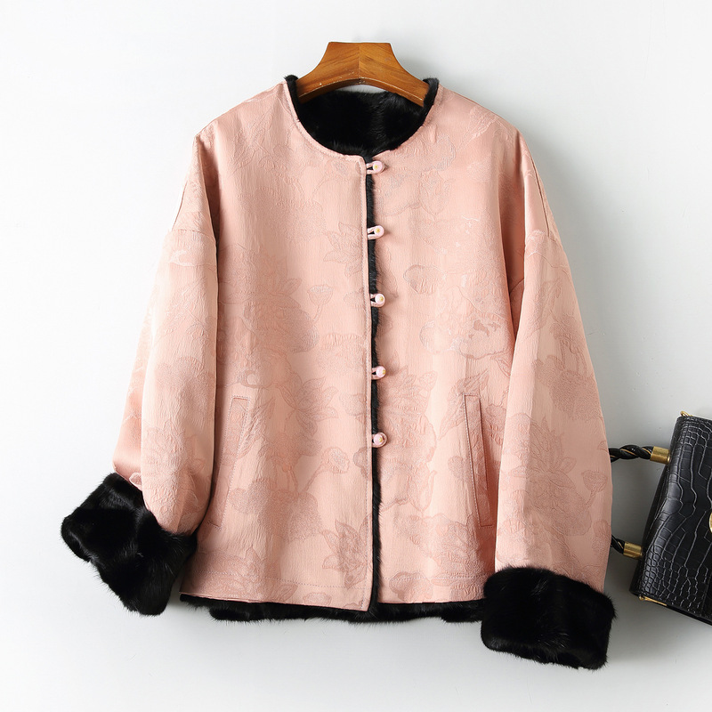 Reversible Mink Fur Outwear Women's Classy Series 2025 Winter New Mink Outwear with Mink Young Style