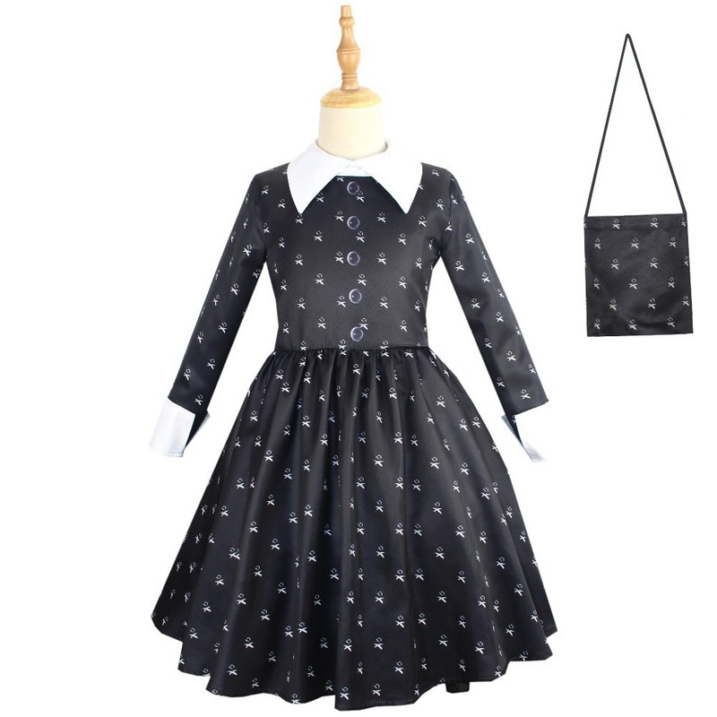 亚当斯一家cos服美剧Wednesday星期三礼服裙cos大量现货|undefined