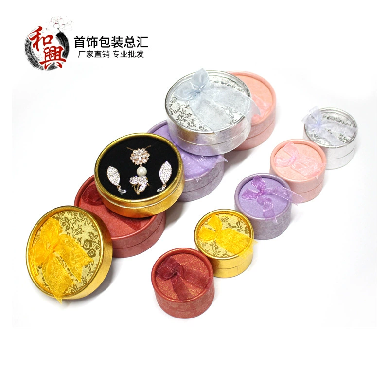 Коробка с бантами, кольцо, браслет, ожерелье, украшения, набор, золото и серебро, подарок на день рождения, опт