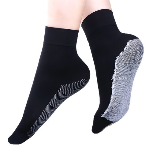 Lancome Thicken Women's Winter and Autumn Goose Down Thick Socks with Foot Padding, Anti-Slip, Absorbent, Loose Mouth Short Socks