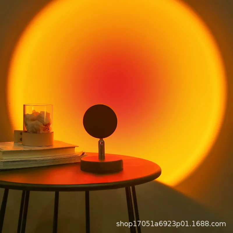 Internet Celebrous Atmosphere Lights LED Atmosphere Sunset Lights Sunset Lights Props Nightlight Projection Dormitory Special