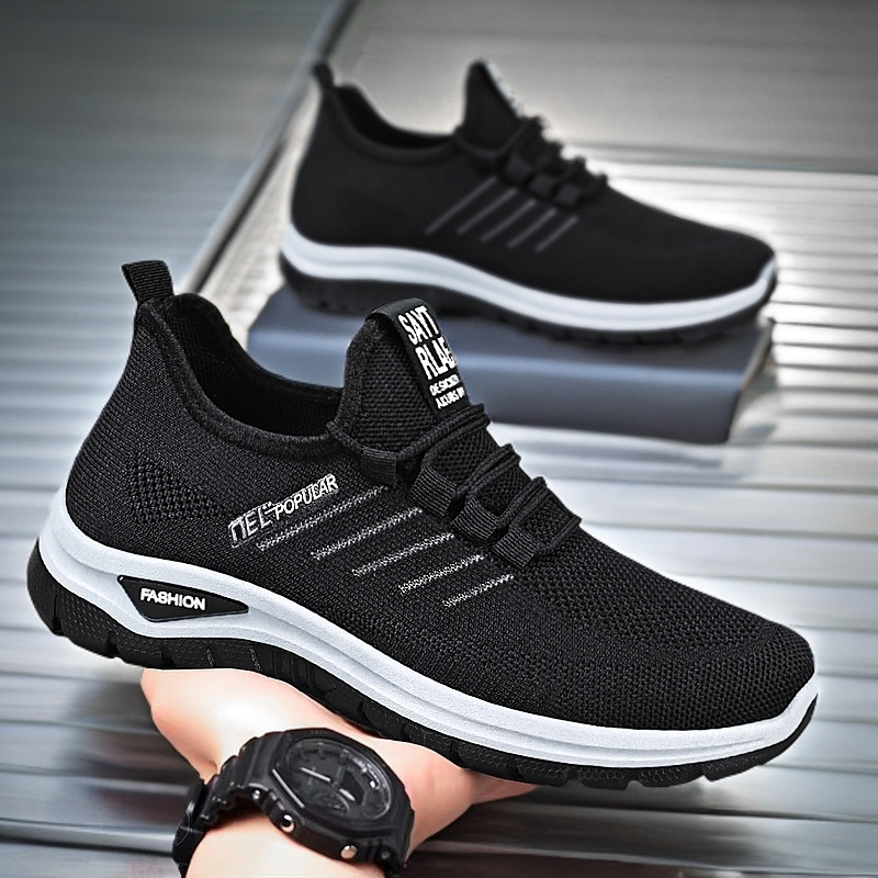 Men's Shoes 2026 Spring Model Cross-Border Men's Shoes Breathable Comfortable Lightweight Casual Sports Shoes for Men