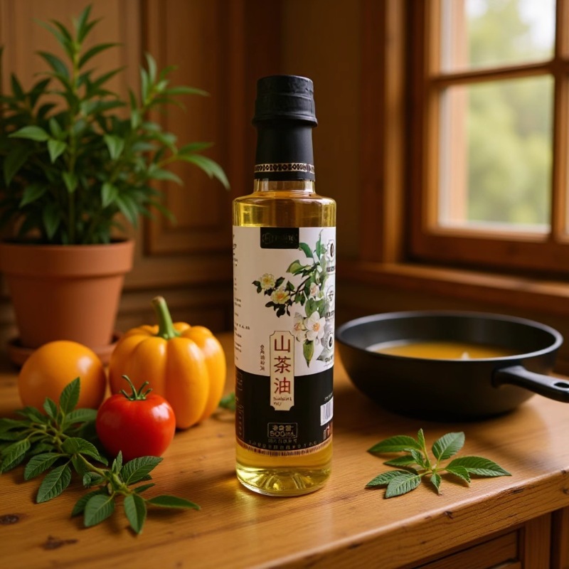 厂家直销山茶油750ml瓶装家用厨房食用油会销团购电商礼品批发