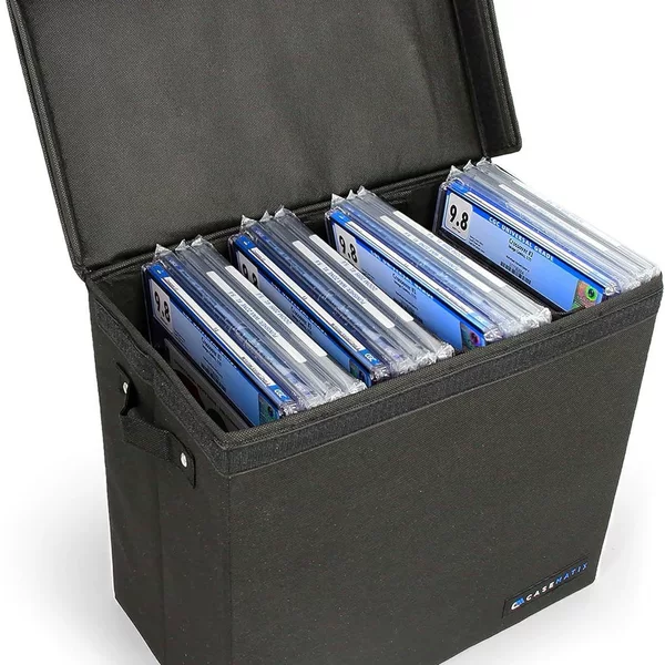 Graded Comic Book Storage Box Fits Up to 28 CGC Graded Comics,Lightweight Comic Book Box