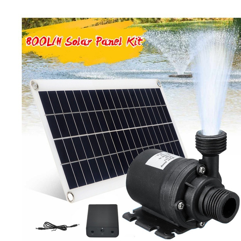 Cross-border 30W12V solar water pump suit battery box new energy large flow green environmental protection pumping
