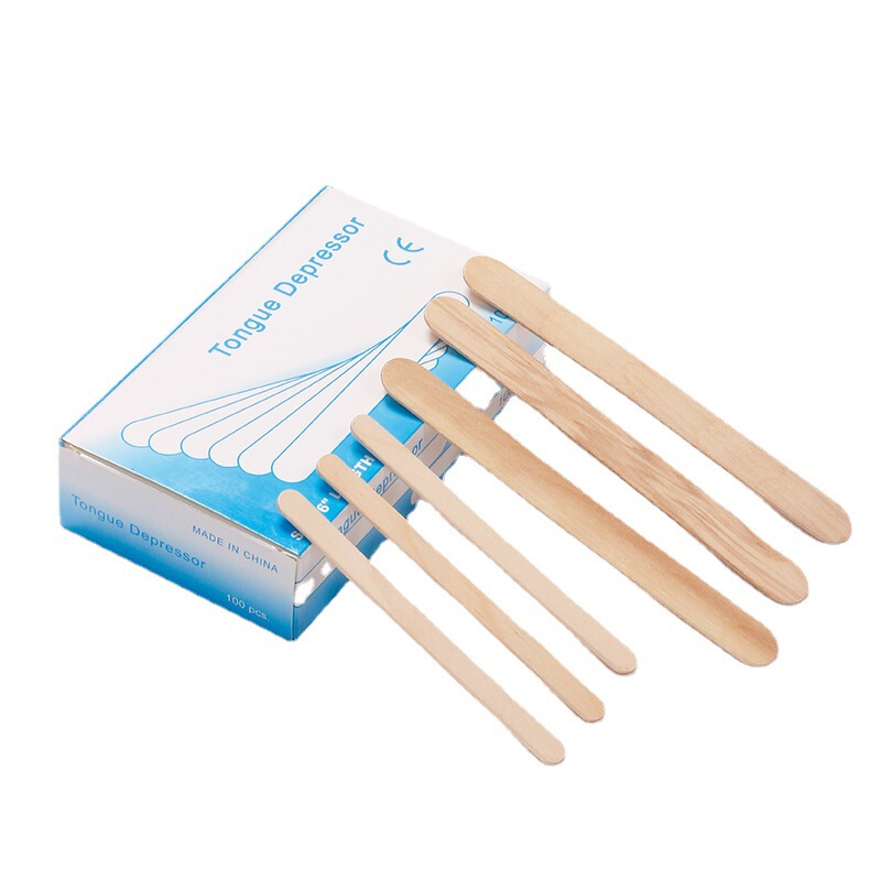 Cross-border Beauty Hair removal wax stick care tool log tongue depressor hair removal wax scrape wax wooden stick 100 pieces Cross-border Beauty Hair removal wax stick care tool log tongue depressor hair removal wax scrape wax wooden stick 100 pieces