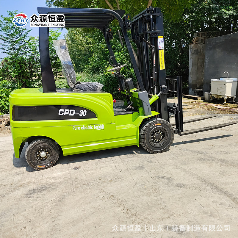 仓库搬运电动搬运车 出口新能源3吨电动叉车 电动举高车升高车