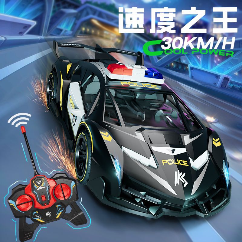 Control remoto coche de carreras de deriva recargable de alta velocidad coche de control remoto eléctrico coche de juguete para niños niños niños 3 - 6 años