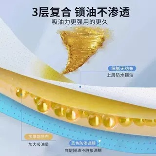 Range hood oil-absorbing tampon kitchen household waterproof…