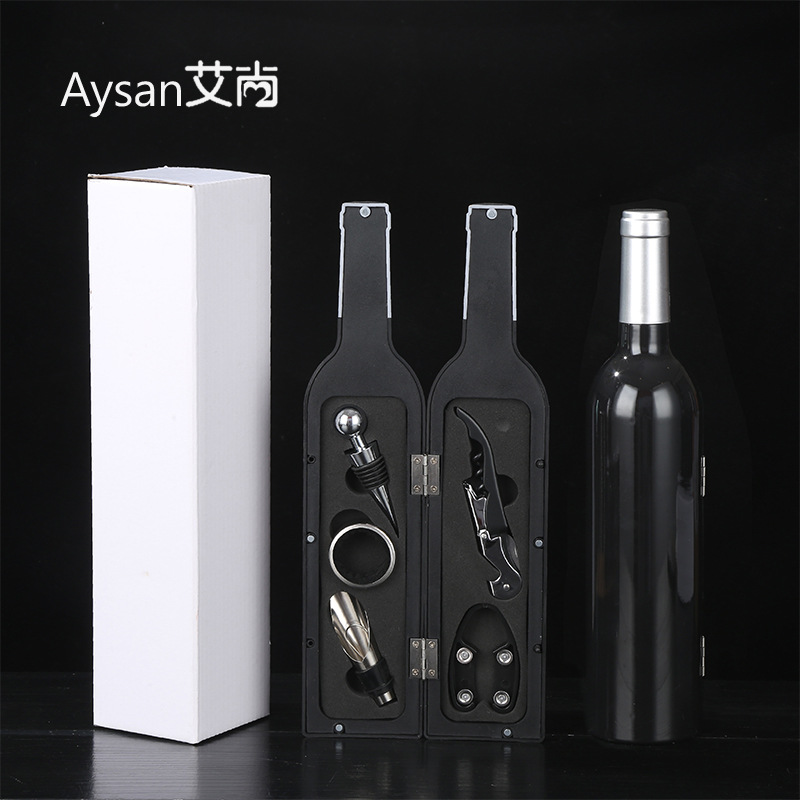 Juego de Sacacorchos para Vino de 5 Piezas de Acero Inoxidable Multifuncional para Hogar image 3