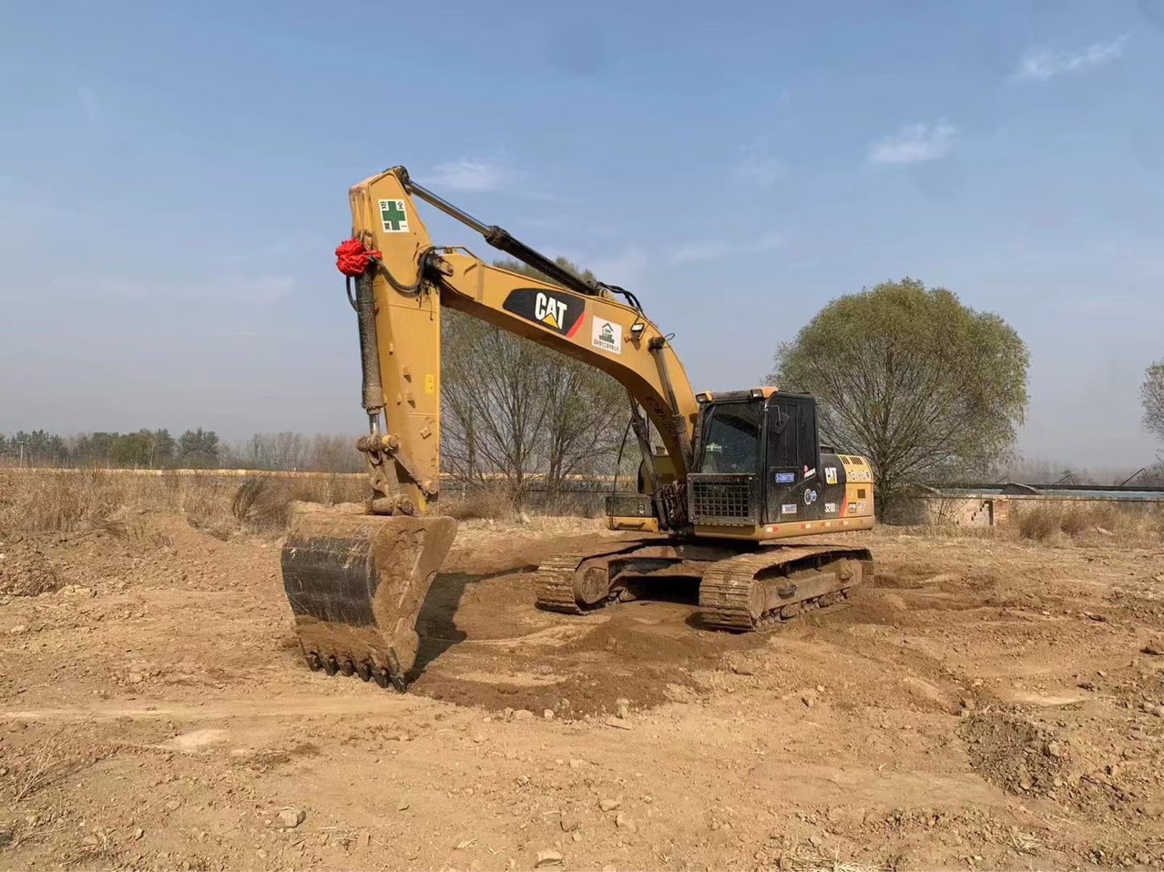 Comercio exterior 320D venta caliente de segunda mano cartel 320 323 línea de exportación de excavadoras