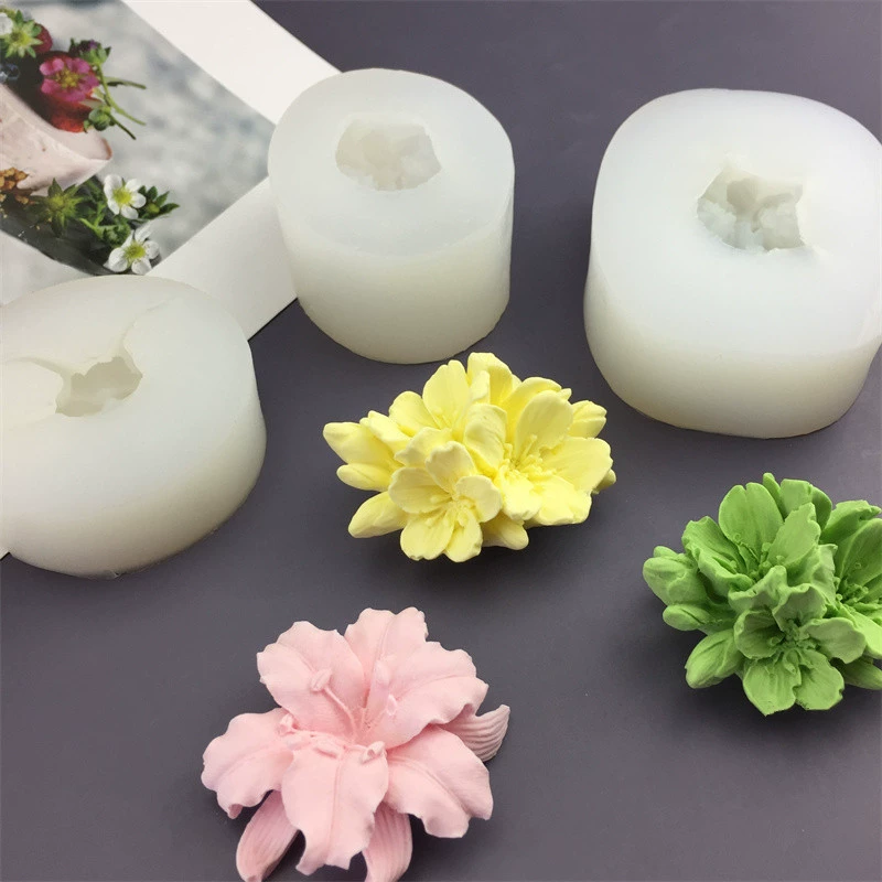 Fondant, silicone mold, candle for auto, DIY