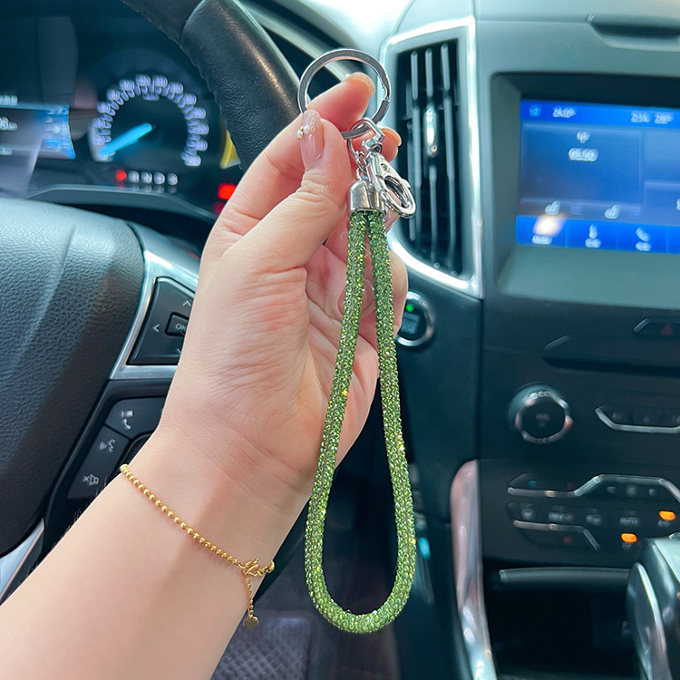 22g Weight Bag Pendant, Keychain Classification 1 Piece Quantity Holiday, Daily Occasion Rhinestone Material Solid Color Pattern Unisex Gender 1 Piece Solid Color Rhinestone Unisex Bag Pendant Keychain 4