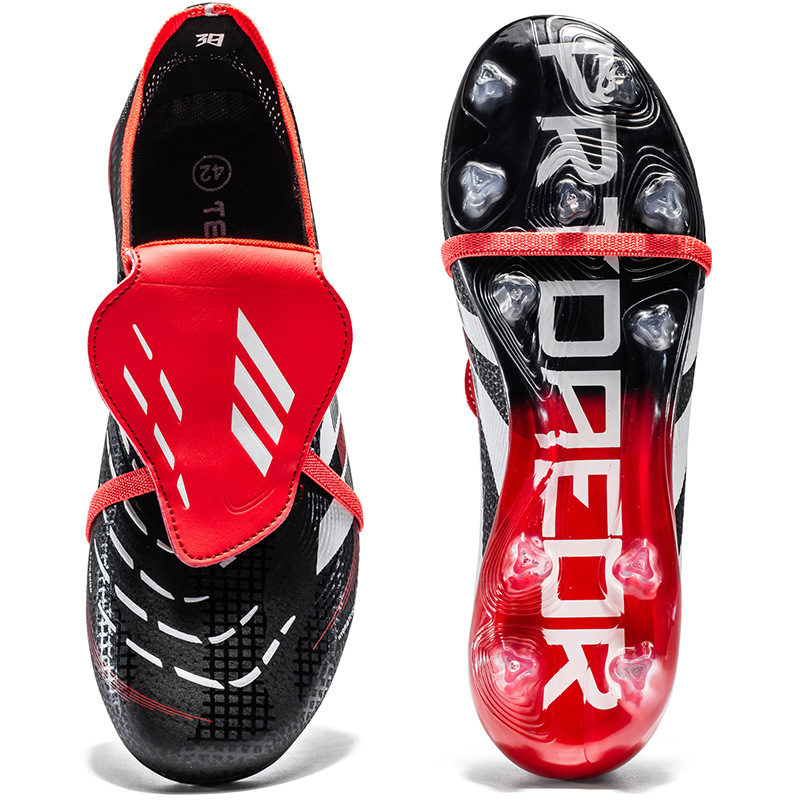 Nuevos zapatos de fútbol juveniles transfronterizos para hombres y mujeres zapatos deportivos al aire libre entrenamiento de césped competición AG clavos TF clavos rotos
