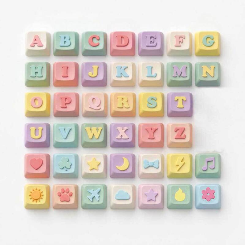 001 Model Keycap 3D Printed Keyboard Letter Name DIY Custom Decompression Clicker Mechanical Key Pendant for Stall Display 001 Model Keycap 3D Printed Keyboard Letter Name DIY Custom Decompression Clicker Mechanical Key Pendant for Stall Display