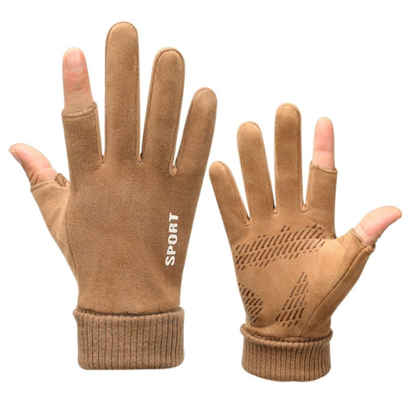 Brown exposed two fingers (men's style)