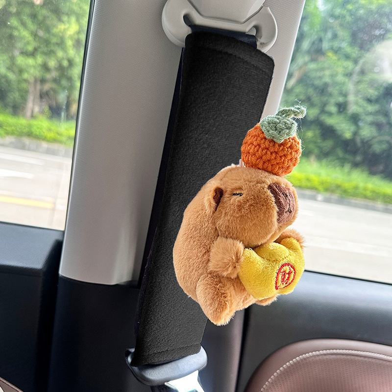 Funda Protectora de Cinturón de Seguridad de Felpa Anti-Rozadura para Coche
