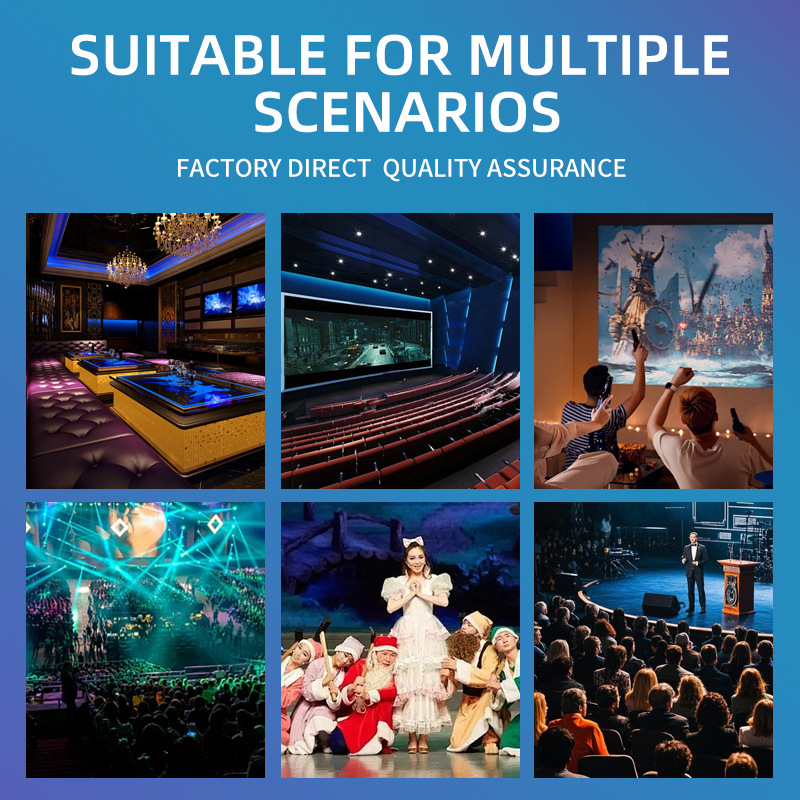 Actuación de escenario profesional transfronteriza sonido de 15 pulgadas reuniones familiares de fiesta de baile cuadrado altavoces de madera de alta potencia