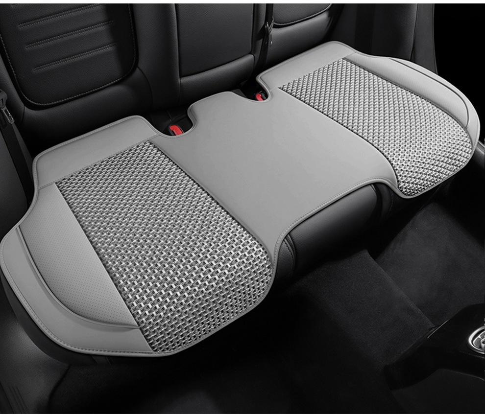 Directly from the manufacturer, breathable leather combined with ice silk, three-dimensional comfort, soft, suitable for all seasons, durable, dirt-resistant, universal car seat cover