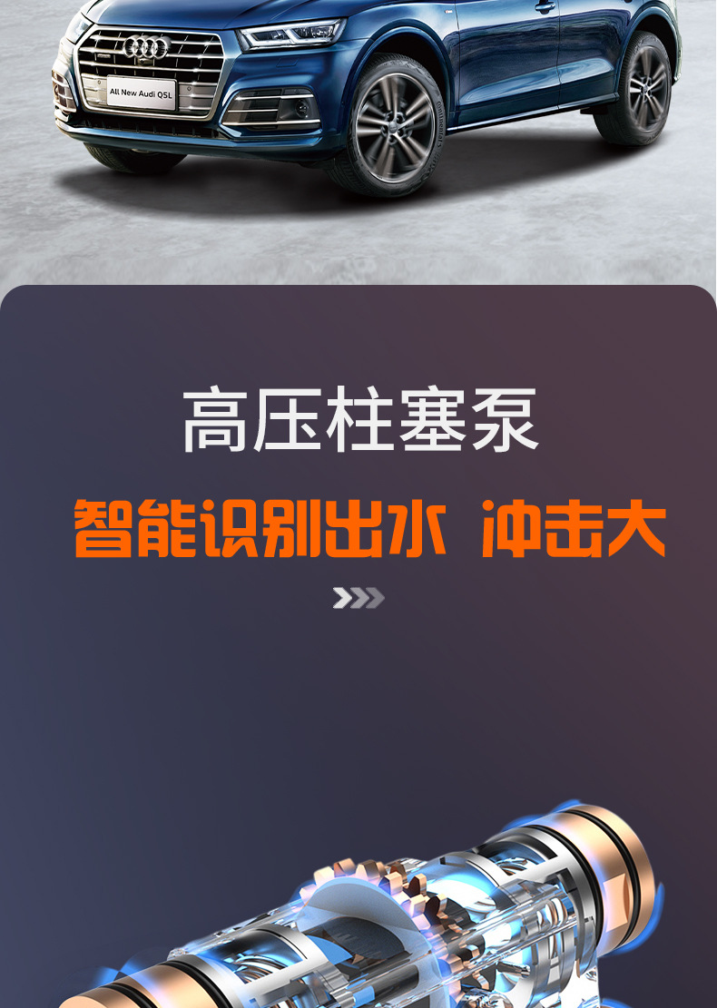 Wireless Car Washing Machine household cross-border wholesale car washing artifact portable lithium electric car washing gun high pressure car washing machine battery
