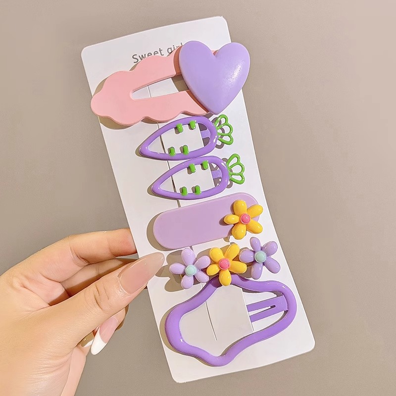 2025 nueva horquilla de dopamina de verano linda horquilla de flequillo de todo fósforo niña coreana pinza lateral accesorios para el cabello sombreros