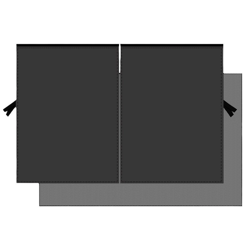 Двухслойная сетчатая занавесь для солнца автомобиля, многофункционическая боковая занавеска, утепленнаяPrivacy занавеска, магнитная передняя солнцезащитная шторка