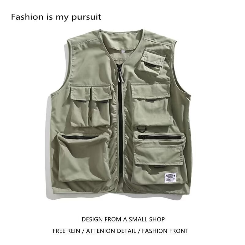 Summer thin Japanese tactics trend vest