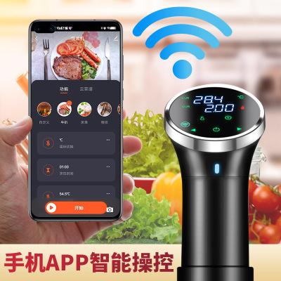 Sous Vide Coker Low -Temperatature Медленно вареный медленное вареное вареновое отталкиваемое вакуум вакуум вакуум вакуум Wi -Fi Версия