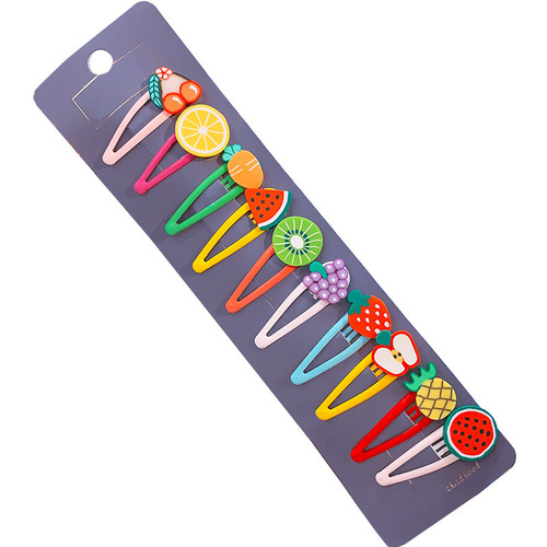 Korean style children's accessories cartoon small clip baby hairpin princess series toddler bb clip broken hair headdress for girls