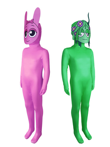 Cross-border best-selling Sprunki Incredibox rhythm box cosplay costume game accessories tight clothing