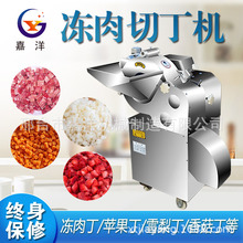 厂家直销微冻肉切丁机 多功能高速三维果蔬切丁机 商用微冻肉丁机