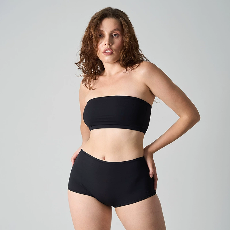 Тот же UNDERWEAR SET TUBE с двумя слоями бретельки без бретелей золотистый нюд и traceless набор