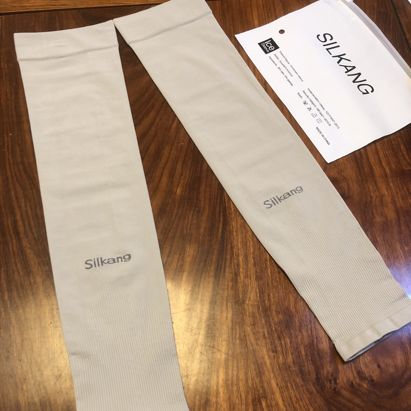 冰袖定制logo户外防紫外线冰丝袖套 跑男同款防晒袖套批发|ms