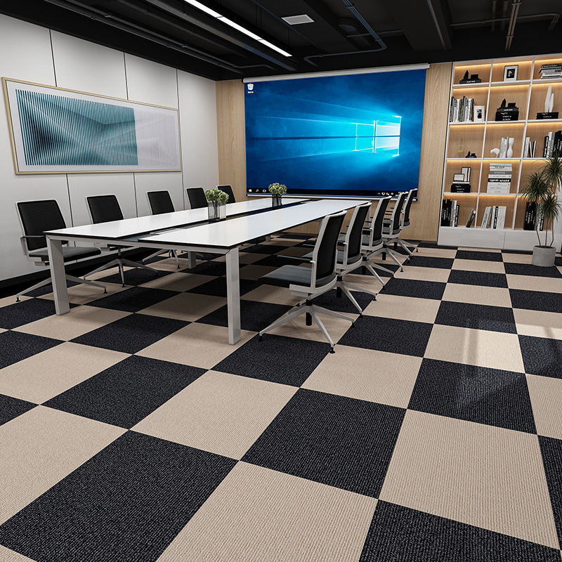 Office self-adhesive carpet full square conference room engineering office building splicing living room blanket aluminum foil adhesive