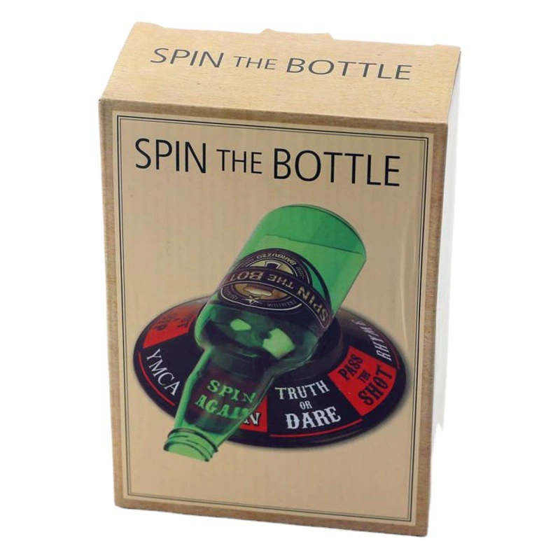 Винная игра-указатель БУТЫЛКИ, игра для питья бокалов со стрелками SPIN THE BOTTLE, костюм для игры в бар