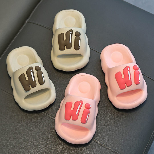 EVA Children's Slippers Female Summer Little Girl Cartoon Cute Indoor Non-slip Soft Bottom Parent-child Girls' Sandals for Boys