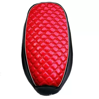 Electric Vehicle Scooter Seat Cover Waterproof Sun Protection Heat Insulation All-Season Universal Electric Bike Massage Breathable Seat Cover (Electric car cushion) - red-massage-seat-cover-sunscreen-and-breathable-small-size