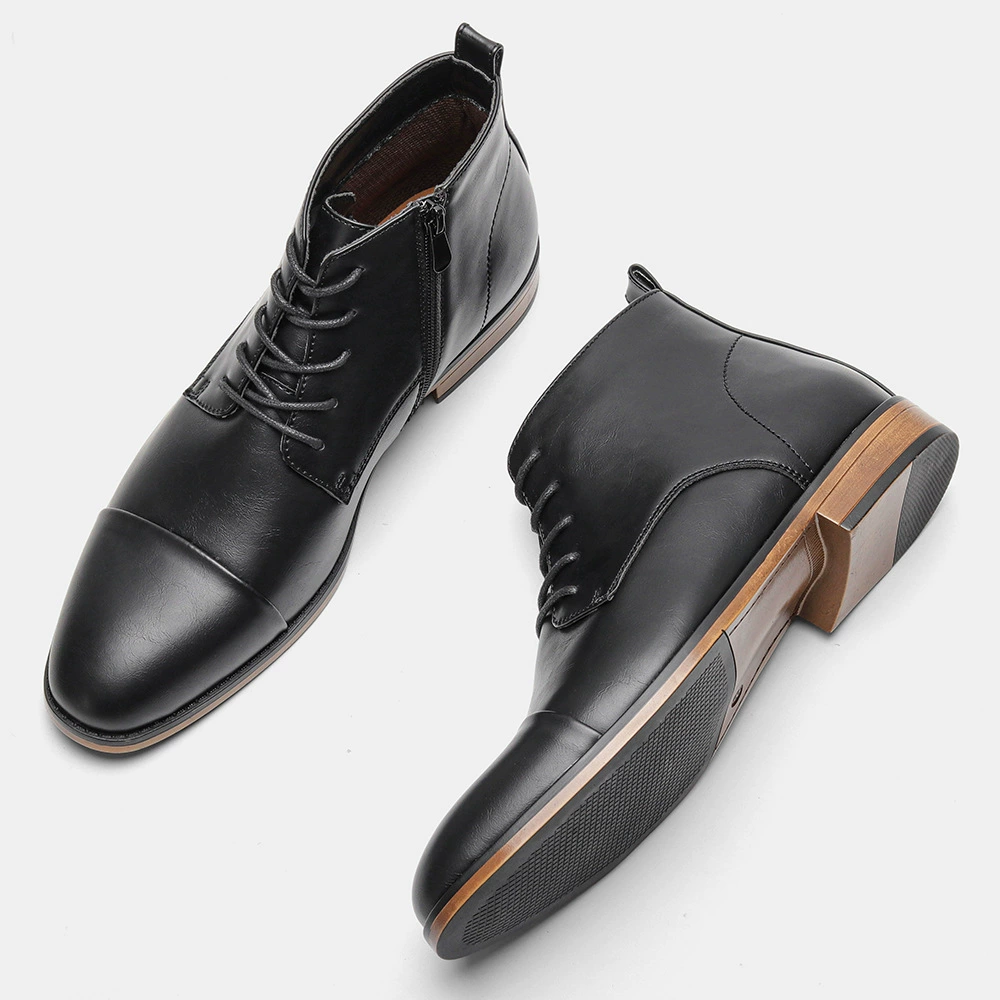 37–50 Leather Boots For Men Fashion Comfortable Ankle Boots