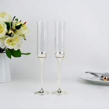 爱之结绳香槟杯红酒对杯高脚杯结婚礼物婚庆礼物香槟杯水晶玻璃杯