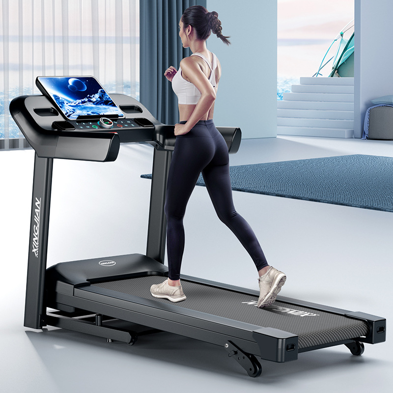 [one key variable speed] treadmill home gym dedicated foldable ultra-quiet small female indoor large