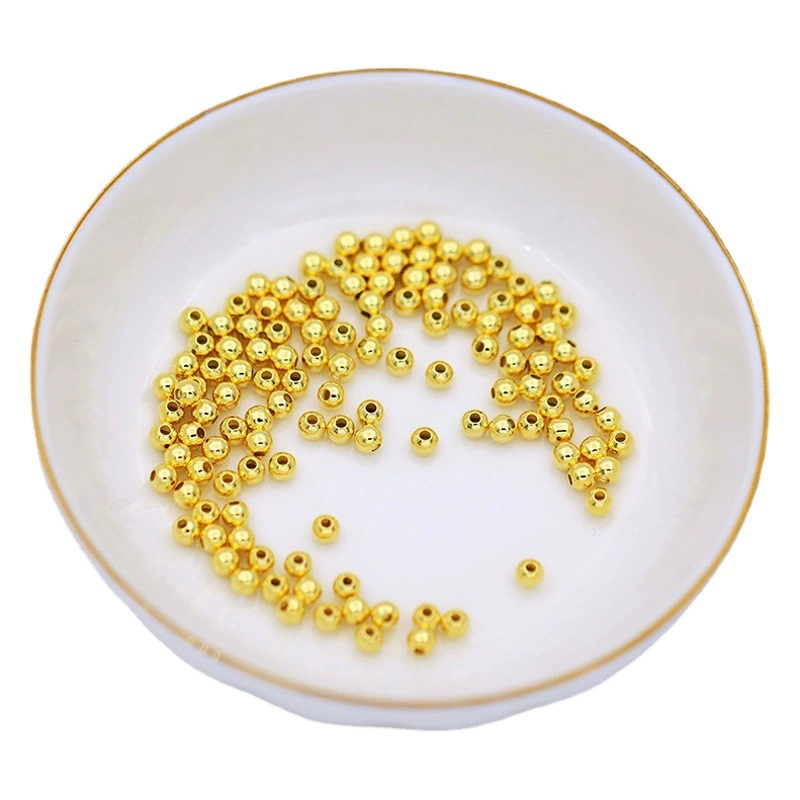 Круглые бусины с сохранением цвета 14K18K золотые бусины золотые бусины