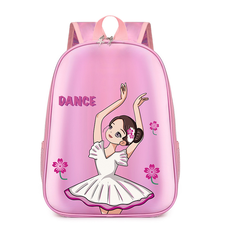 Bolso de baile para niñas de moda coreana Bolso de práctica para niños y niñas de gran capacidad con láser de aire occidental 2025 nueva mochila para niños