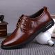 Leather Shoes Men's Genuine Leather Soft Cowhide Spring and Summer Breathable Casual Soft Bottom Youth Business All-match Men's Fashionable Men's Shoes