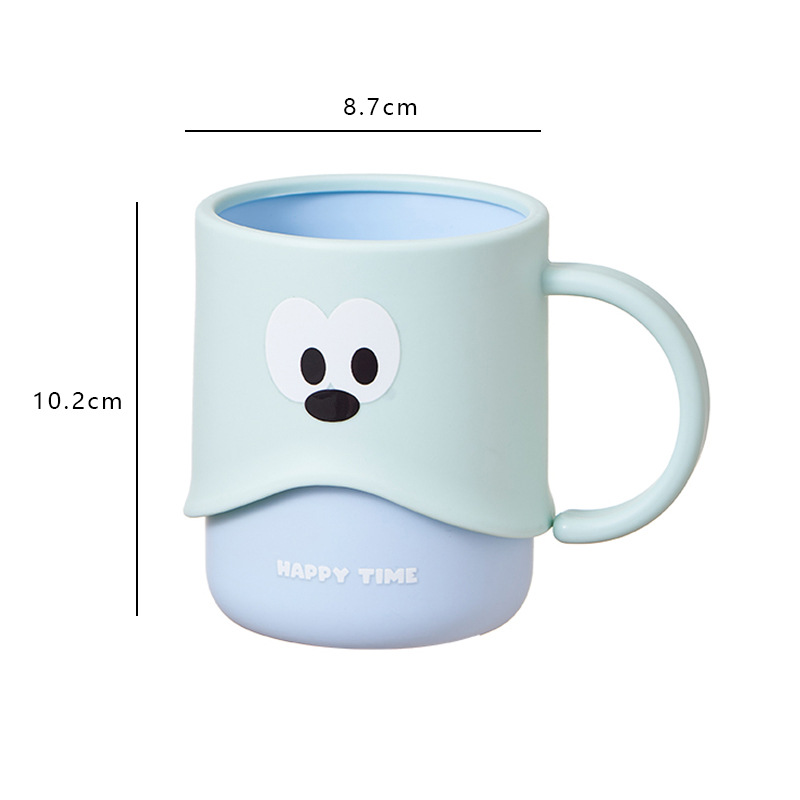 Bicchiere portaspazzolini per bambini design creativo_voghion.com