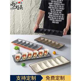 密胺仿瓷餐具商用餐厅烧烤店烤生蚝盘子饭店海鲜凉菜盘源头直供