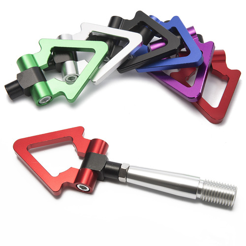 Cross-border car modified aluminum alloy modified front bumper tow hook suitable for Mitsubishi Wingshen racing tow hook