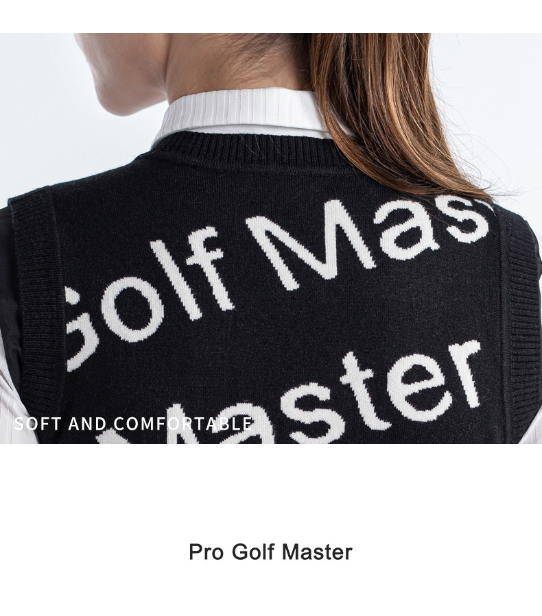 Áo vest len cổ chữ V thêu hoa nữ PGM – giữ ấm mùa thu đông — QZ095-Màu đen, QZ095-màu trắng, YF637-màu trắng, Qz095-màu xanh hải quân chi tiết 8