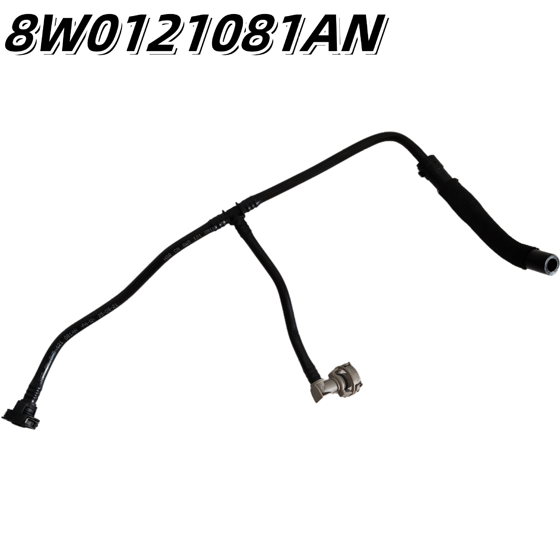 8W0121081An Is Suitable for Audi A4L A5 Auxiliary Water Kettle Return Pipe Expansion Kettle Water Pipe