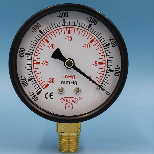 Высокотемпературная устойчивая нержавеющая сталь маслонаполненная диафрагма указатель манометра масла Обычная обработка радиальная вибрационная диафрагма манометр